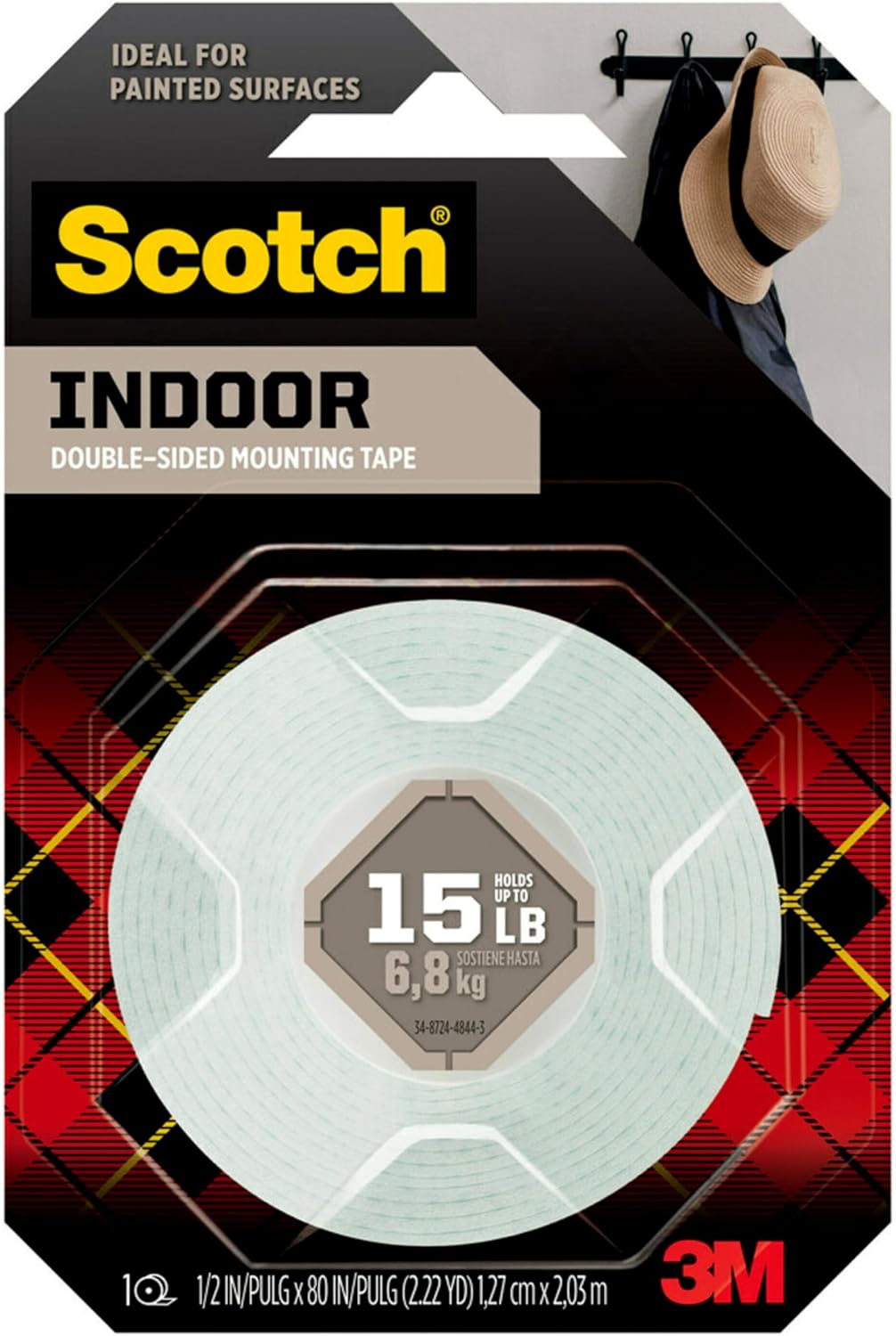 Scotch 3M mounting tape front view packaging