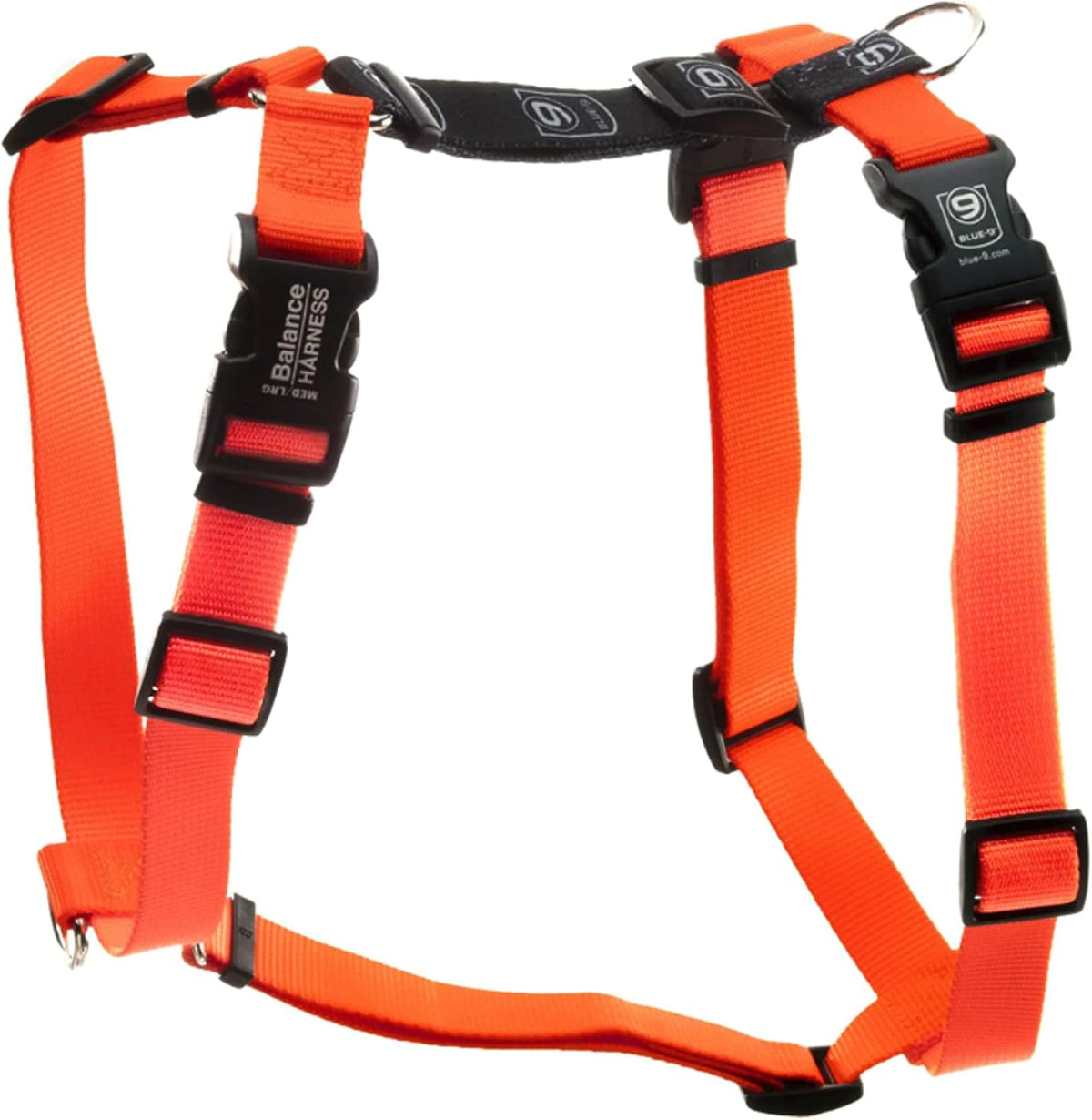 Blue-9 Buckle-Neck Balance Harness, Fully Customizable Fit No-Pull Harness, Ideal for Dog Training and Obedience, Made in The USA, Purple, Medium - Image 9