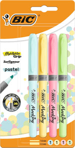 BIC Highlighter Grip Pens front view packaging