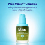 Bliss Disappearing Act serum bottle with dropper