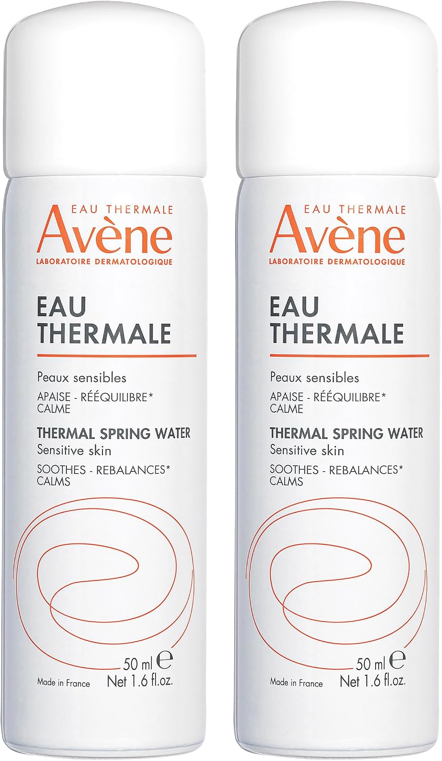 Two pack Avene Thermal Spring Water spray bottles for sensitive skin