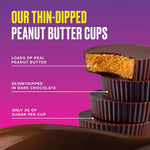 Nutritional facts and ingredients of SkinnyDipped dark chocolate peanut butter cups