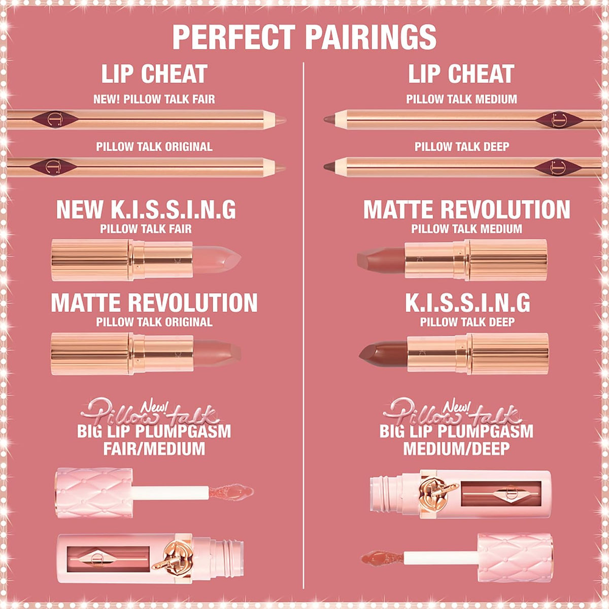 Charlotte Tilbury imported USA beauty lip plumper gift set look
