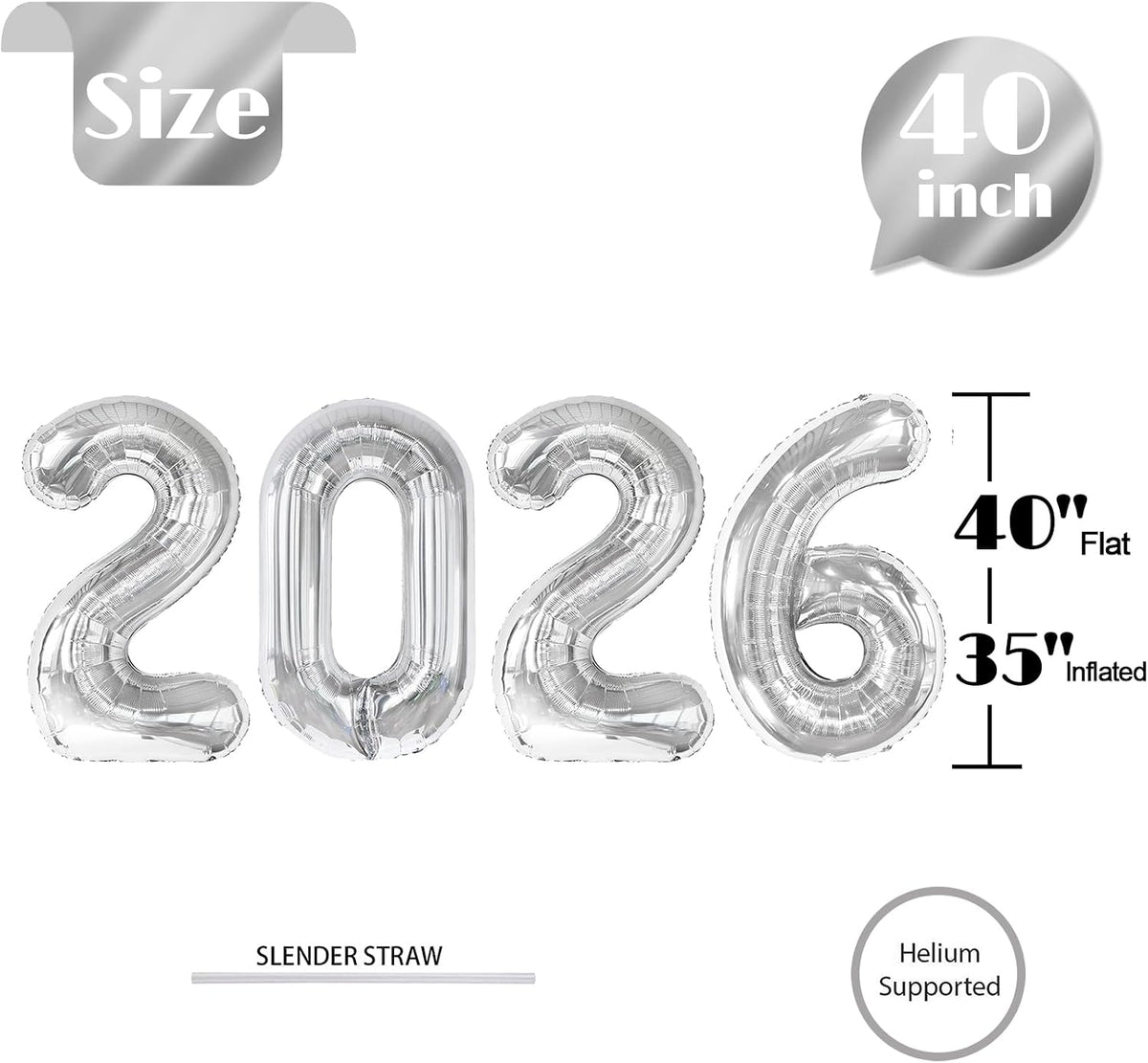Close-up of IWERP self-sealing valve on mylar foil balloons