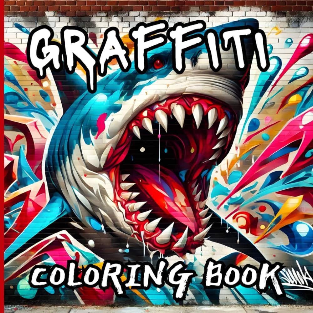 Graffiti Mandala Coloring Book for Adults & Teens: 50 Creative Drawings to Color â€“ Explore Urban Street Art Style and Relaxing Mandalas, A Creative and Spiritual Gift for Stress Relief and Inspiration - Image 1