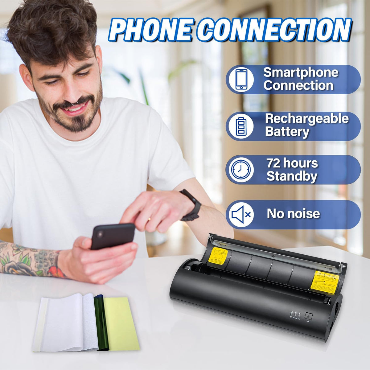 Kuonaolife language translator earbuds charging case open