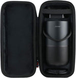 Khanka travel protective case angle view in triple black color