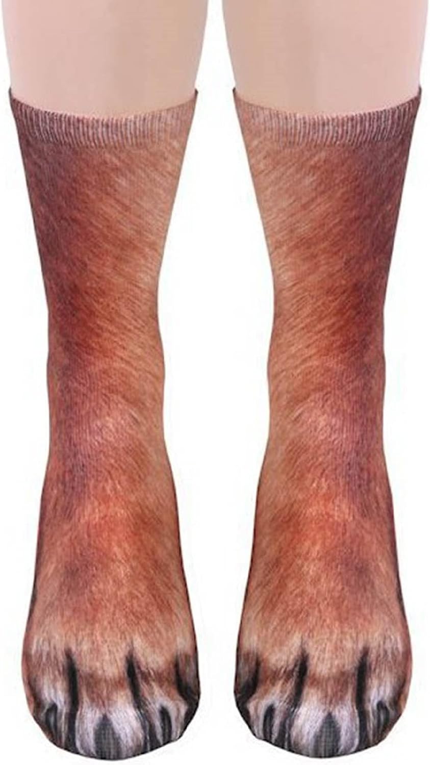 FreeNFond Funny Animal Paw Socks Gag Gifts for White Elephant Gift Exchange - Image 11