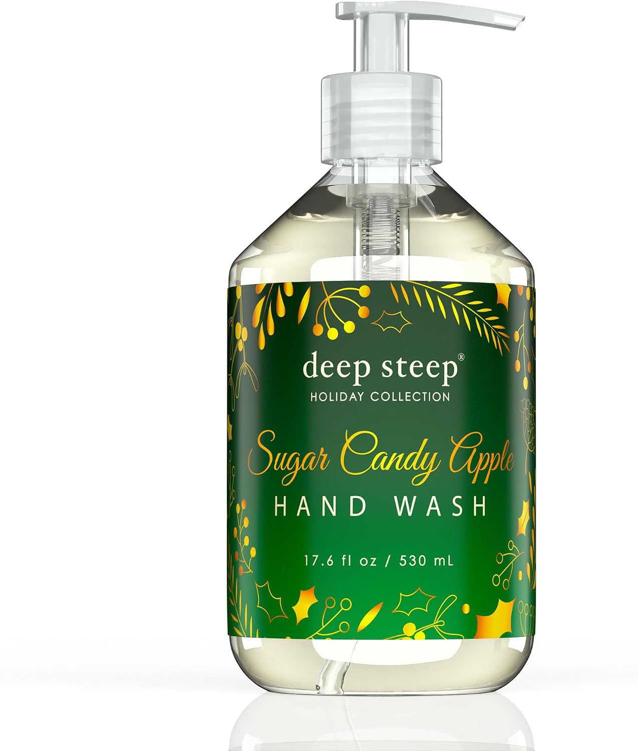 Deep Steep Liquid Hand Wash Sugar Candy Apple front view bottle