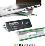 Steepy Portable Laptop Stand for Desk - Adjustable Height & Laptop Holder | Ergonomic Computer Stand for Cooling & Comfort - Slip-Proof, Sturdy Design - Universal Fit for 13-17 Inch Devices for Posture - Image 11