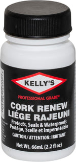 Fiebing's Kelly's Cork Renew Sealer front view bottle with brush applicator