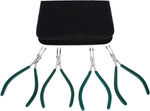 The Beadsmith plier set ergonomic green handles