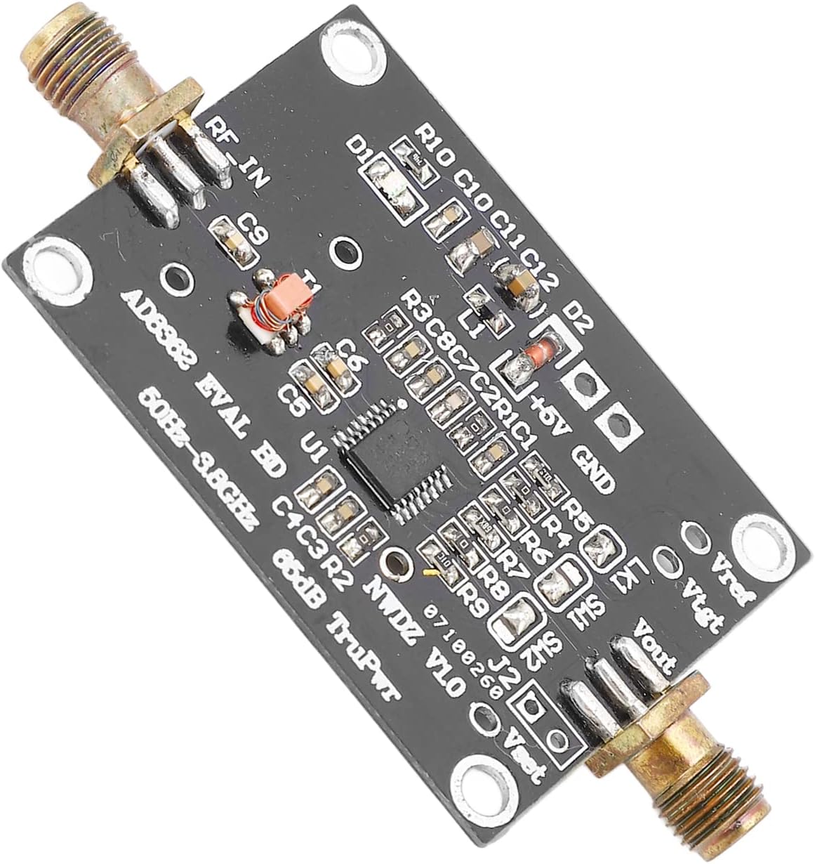 Hyuduo RF power sensing board with connection ports visible