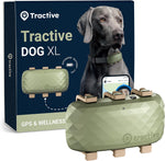 Tractive XL Smart Dog GPS Tracker in green front view