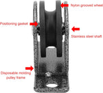 Lvifloae fitness rope machine pulley wheel close-up detail