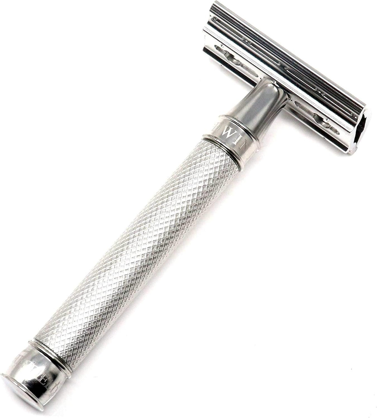 Edwin Jagger stainless steel razor side profile