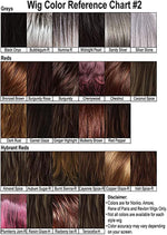 Noriko Sky synthetic wig back view