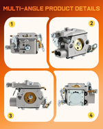 Side profile of the precision engineered replacement carburetor assembly