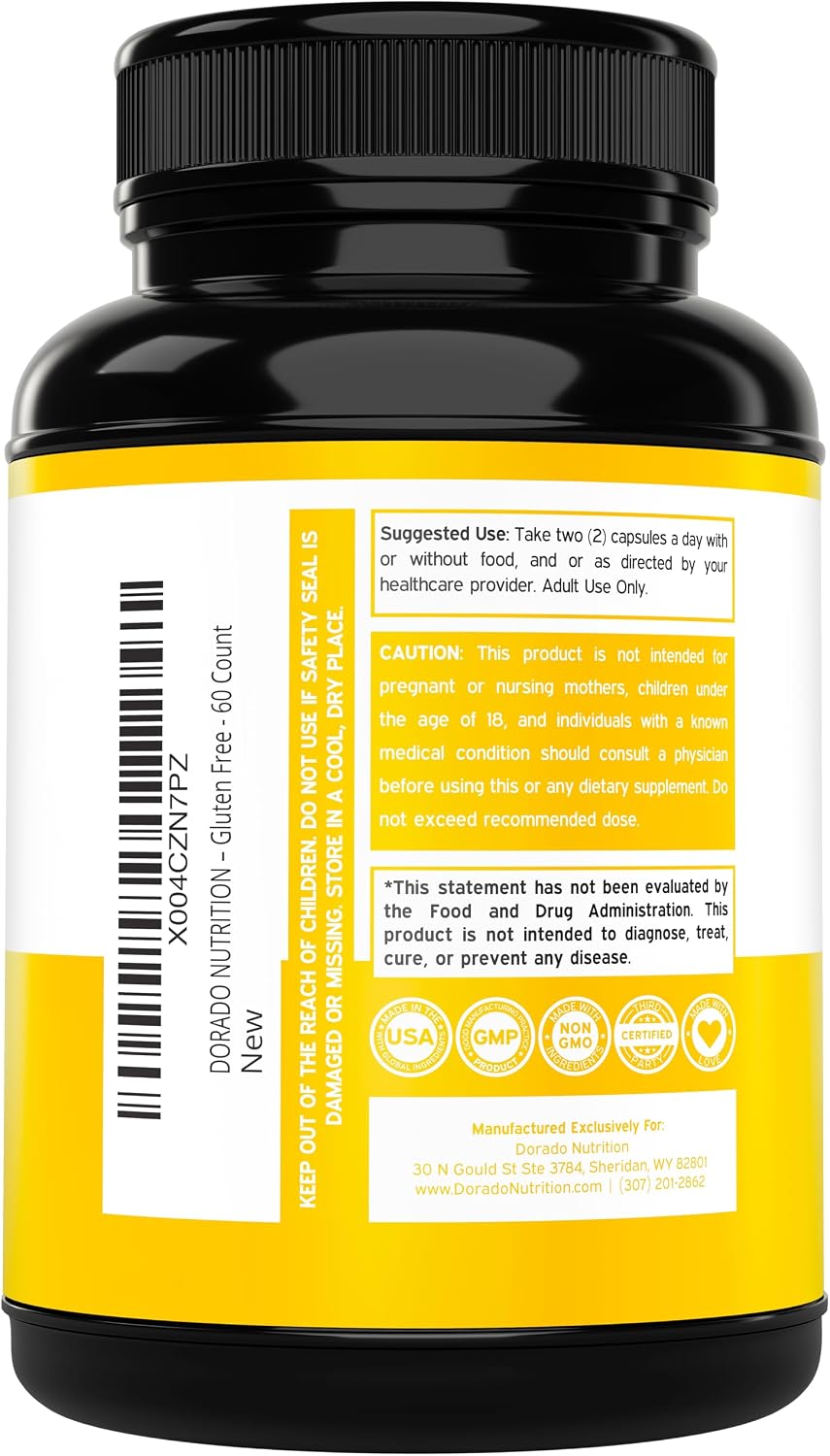 Dorado Nutrition gut health support 11-in-1 formula bottle