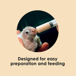 Professional grade baby bird formula for parrots and macaws