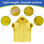Adjustable reptile clothes with hook and loop fastener