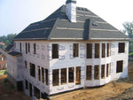 Close-up of adhesive side of Prime Wrap construction tape