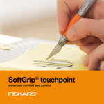 Fiskars 6" Detail Craft Knife, Exacto Hobby Utility Knife, Durable Aluminum - Image 4