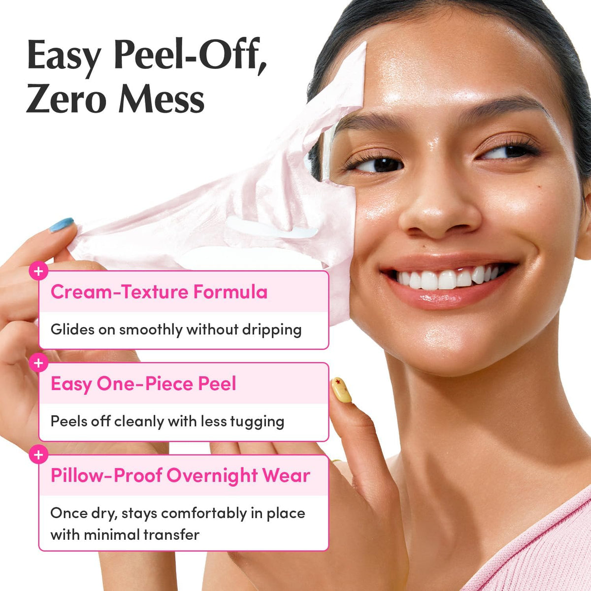 Eqqualberry glass skin night mask ingredients display