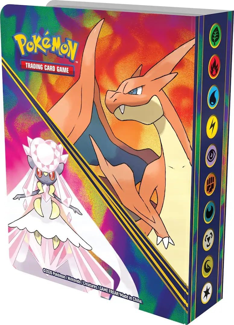 Pokemon TCG booster pack included with mini portfolio