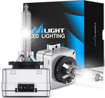 Nilight D3S HID bulb installed in vehicle headlight housing