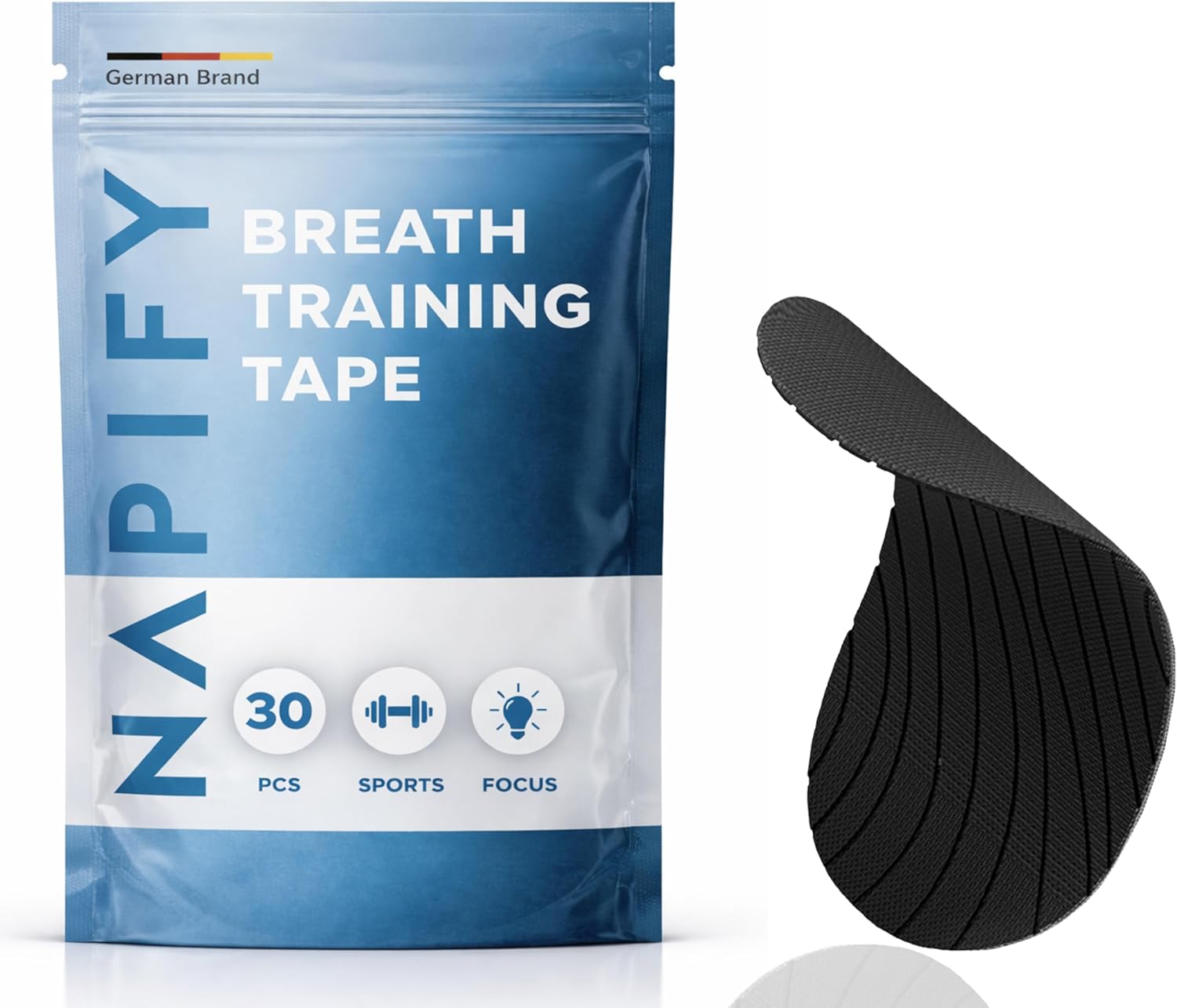 (30 Pack) Pain Free Removal, Hypoallergenic, Latex Free & Gentle On Skin - Latex Free Bowling Finger Protection Tape - Image 1