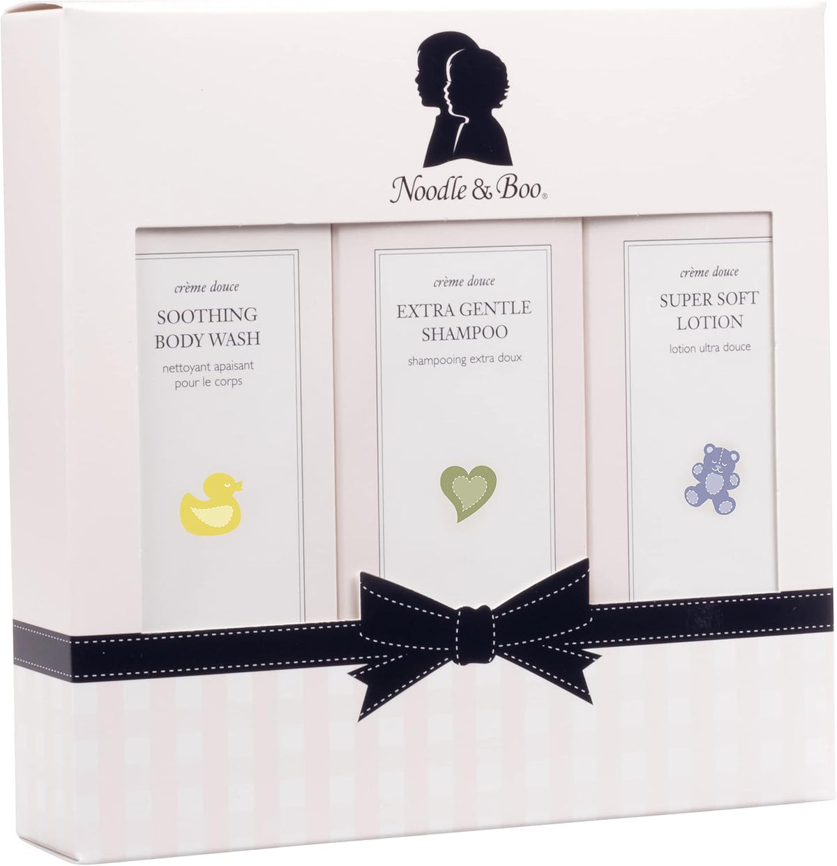 Noodle & Boo Starter Set front view premium baby bath collection