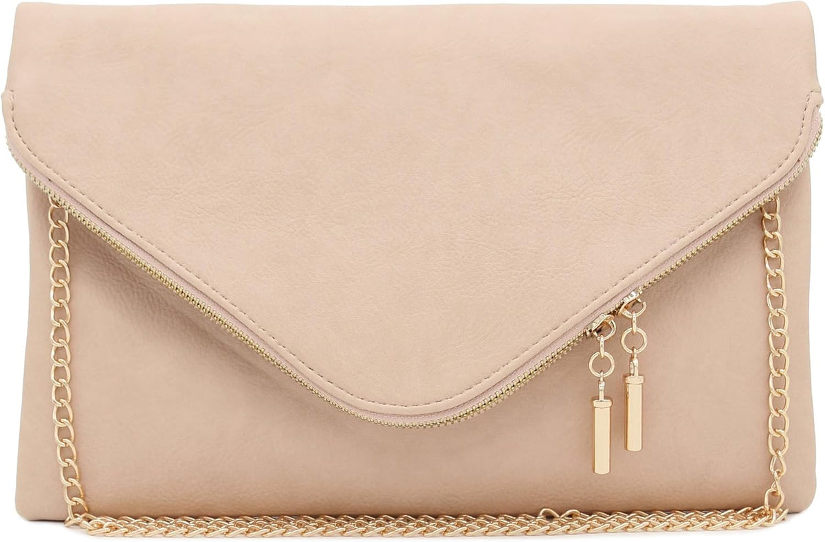 FashionPuzzle oversized envelope clutch front view