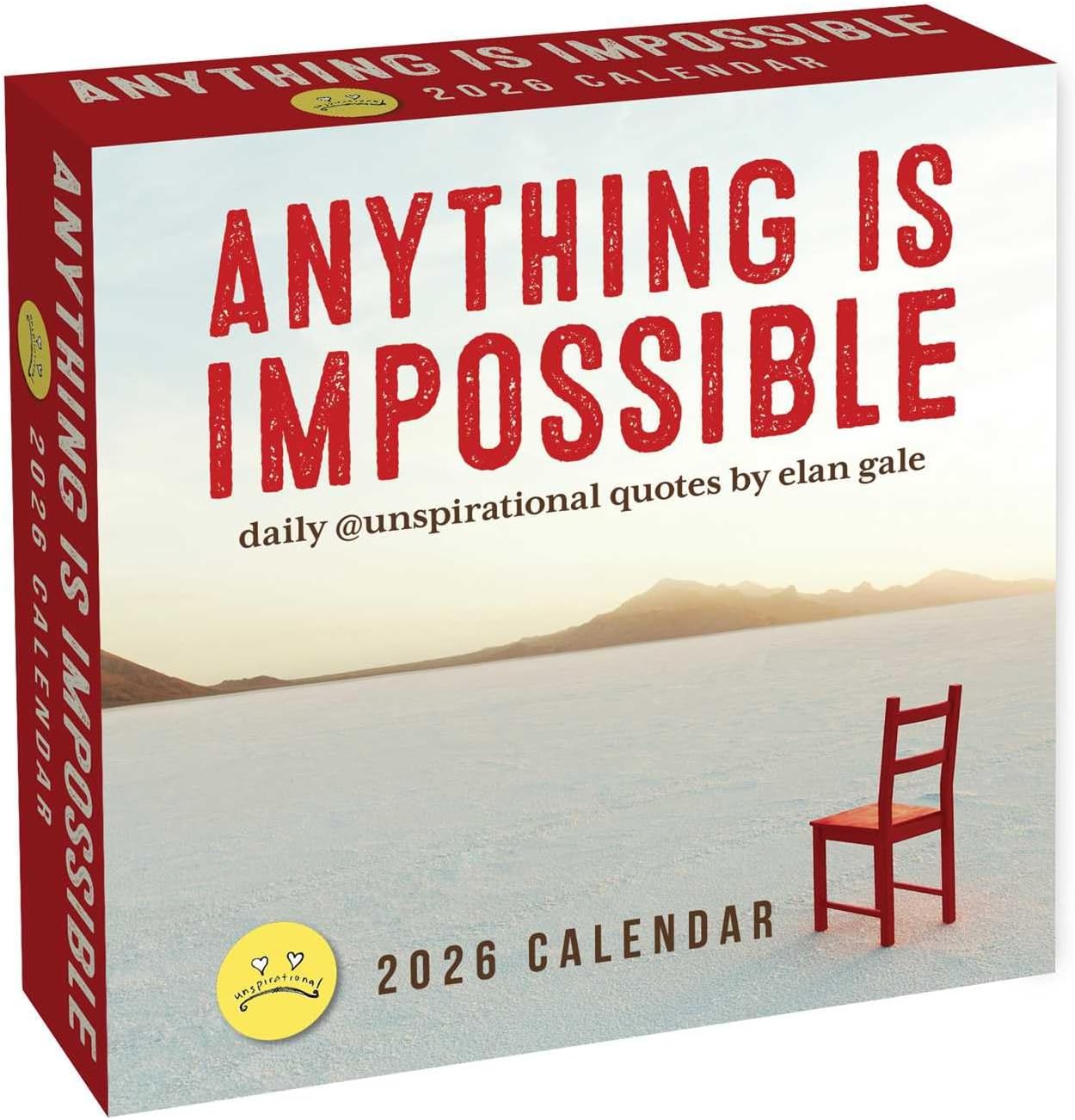 Unspirational 2026 Day-to-Day Calendar: Anything Is Impossible - Image 1
