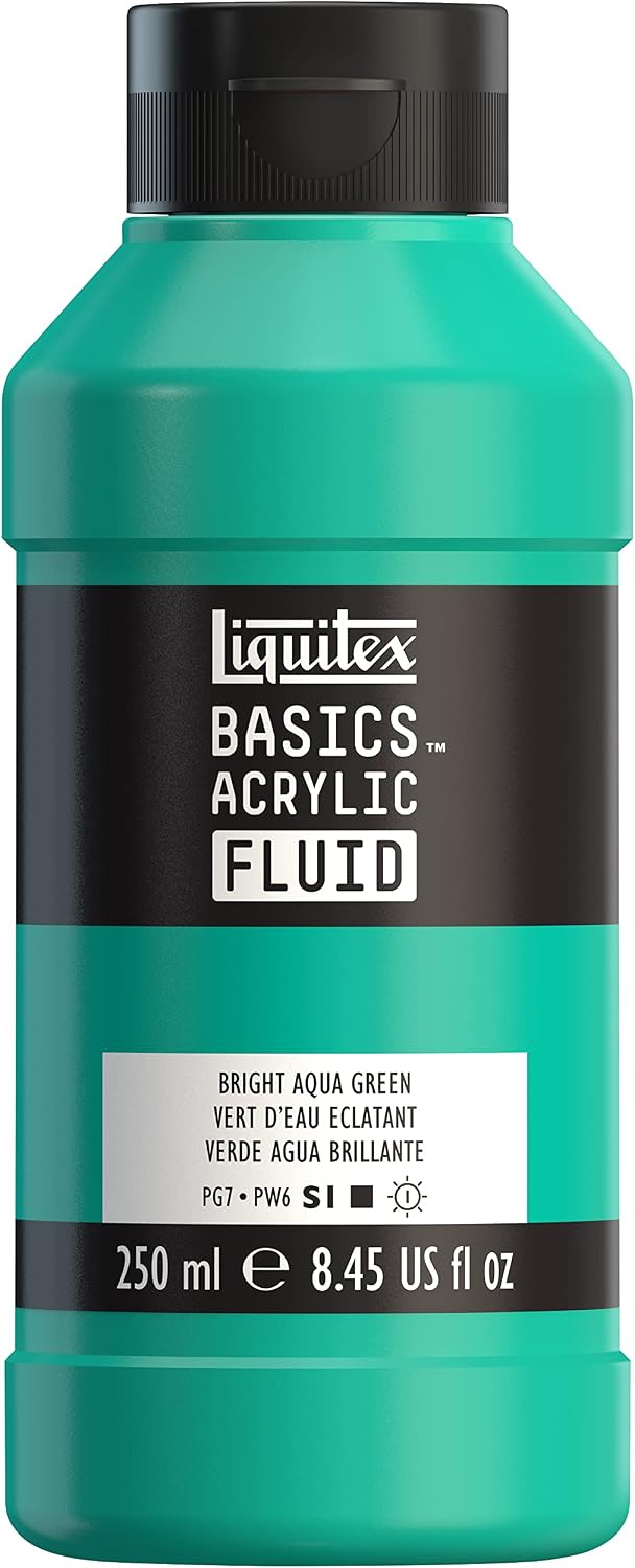 Liquitex Basics fluid paint set and packaging overview