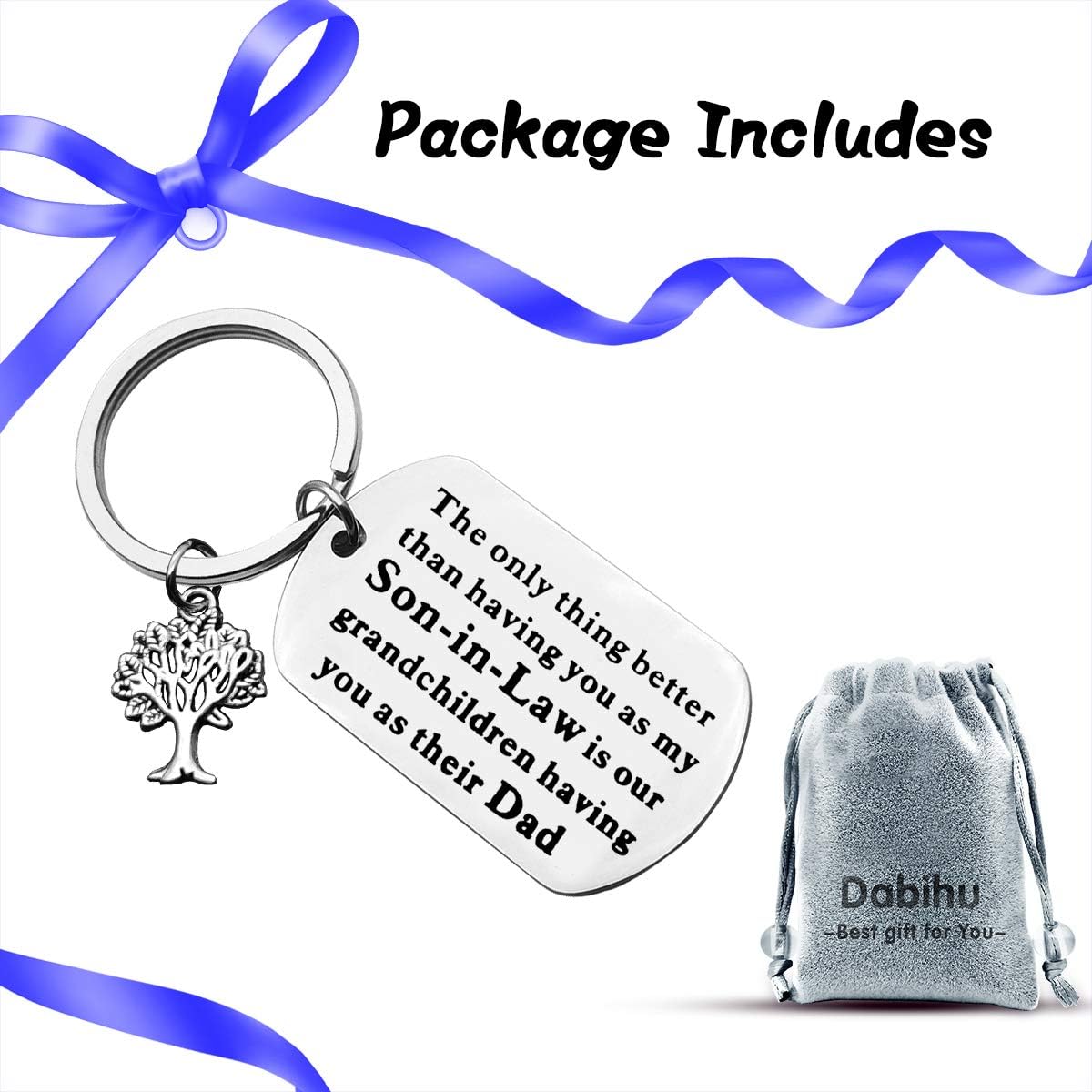 Dabihu son in law gift keychain lifestyle display