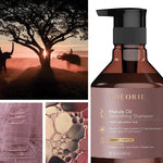 Theorie smoothing hair conditioner pump dispenser close up