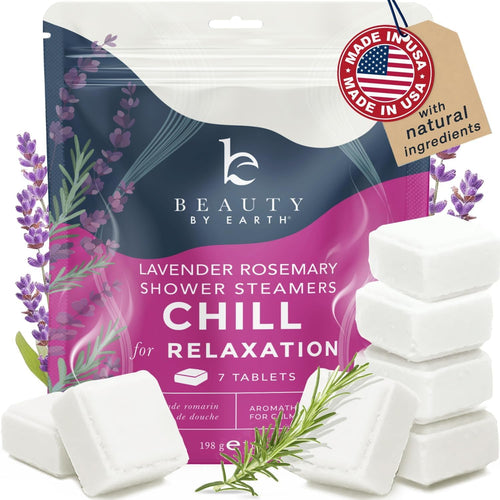 Shower Steamers Aromatherapy - USA Made with Natural Ingredients & Lavender Oil, Valentines Day Gifts, Large Shower Bombs for Stress Relief, Relaxing Spa Gifts for Women & Men, Luxury New Mom Gifts - Image 1