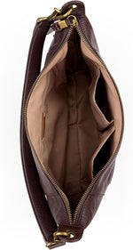 The Sak Alameda handbag interior zipper pocket and lining