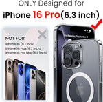 X-level iPhone 16 Pro transparent back showing MagSafe ring