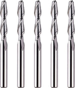 SpeTool 5Pcs Carbide Compression Router Bit Up&Down Cut 1/8 inch Cutting Dia for CNC Mill Machine Wookwork 3D Profile Detail Engraver Carving - Image 14