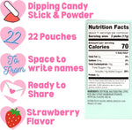 Hello Kitty strawberry candy powder pouches 22 count