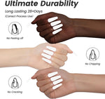 YTD Likomey Pure White Gel Nail Polish,15ml Crisp White UV Color Varnish,0.5 Fl Oz CS001 - Image 9