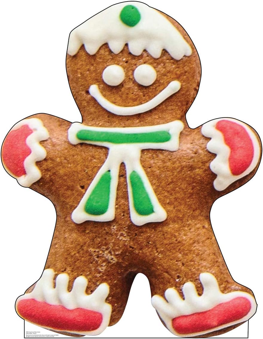 Cardboard People Ugly Christmas Sweater with Candy Cane Life Size Cardboard Cutout Stand-in - Image 10