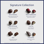 Leonidas gourmet dark chocolate assortment thirty pieces open box display