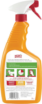 Super-oxygenated cat urine stain destroyer for deep carpet cleaning.