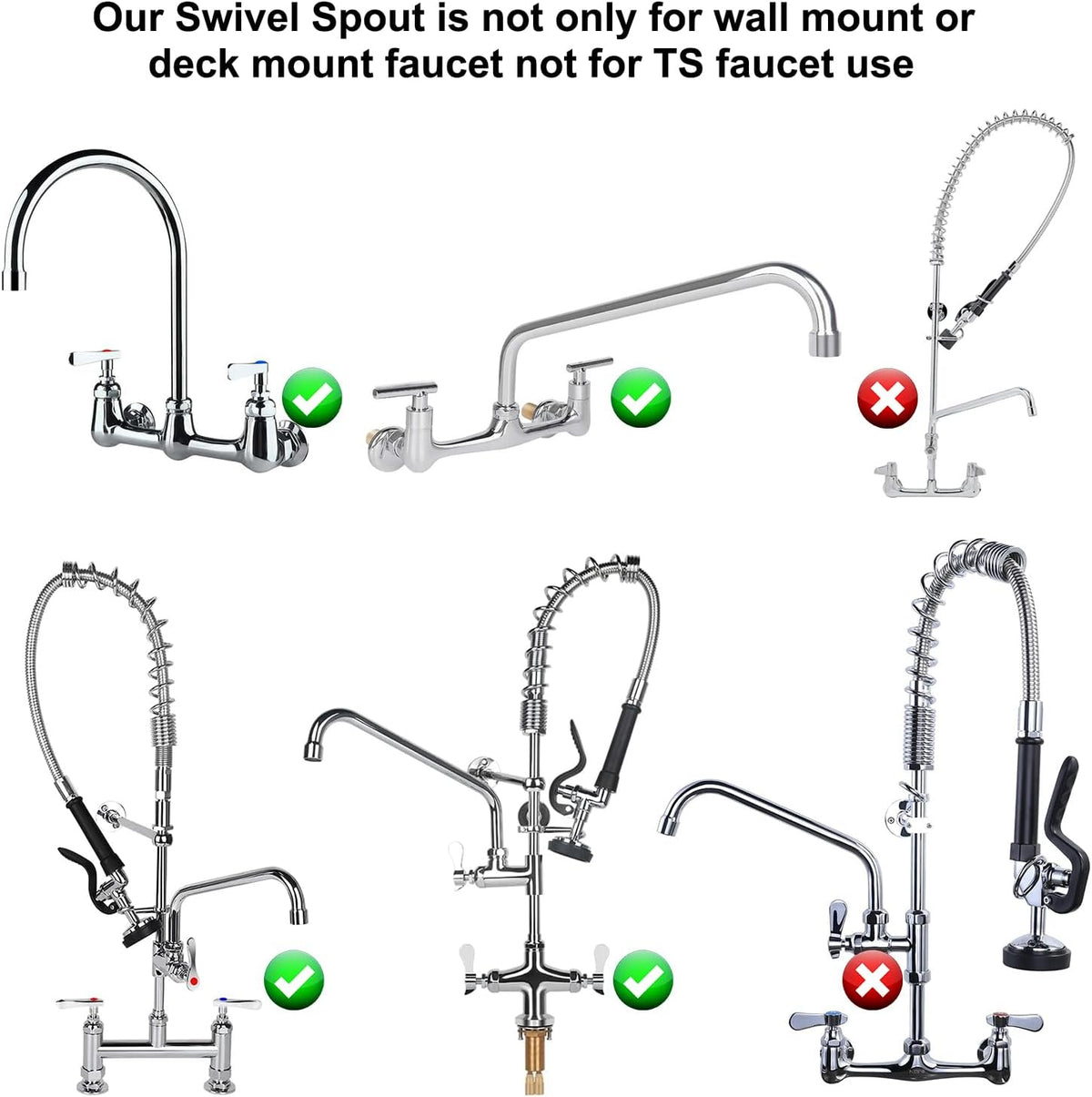 Complete KWODE replacement spout kit packaging and components