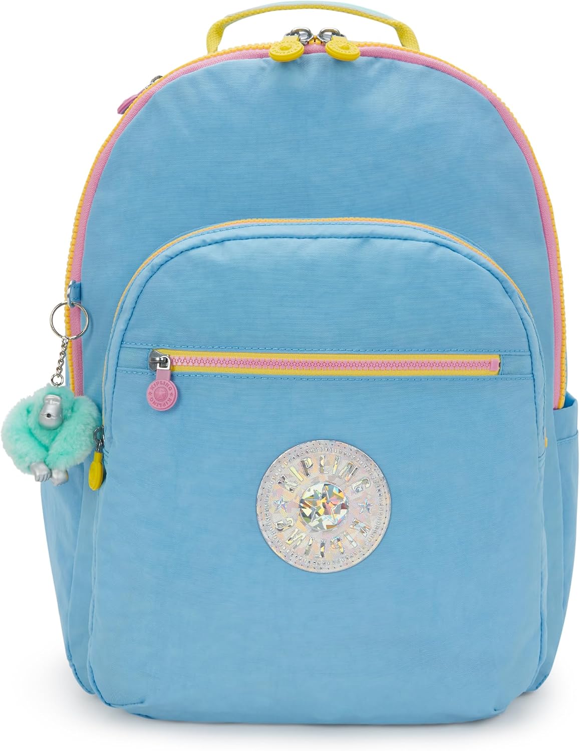 Kipling Seoul Go XL backpack expandable zipper detail