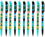 Minecraft 10 pack mechanical pencils with character erasers