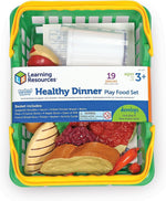 Complete 19 piece healthy dinner basket set with activity guide